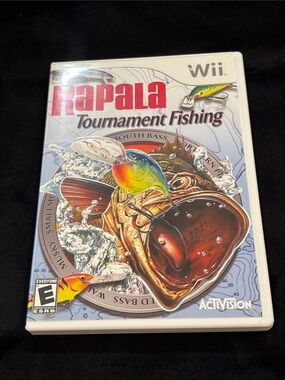 Wii Nintendo Rapala Tournament Fishing Game